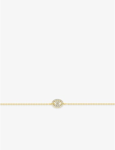 Bracelet en or jaune 375 ‰,...