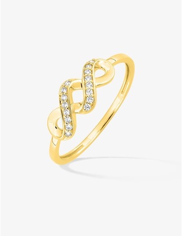 Bague en or jaune 375 ‰,...
