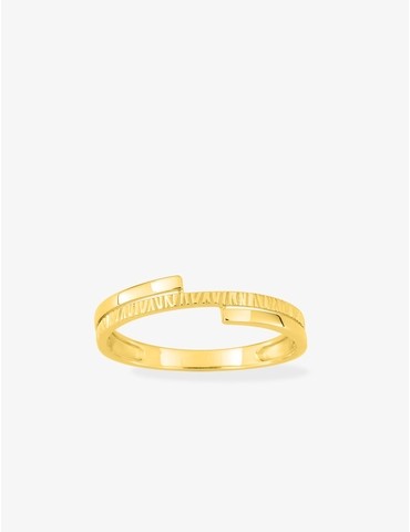 Bague fantaisie en or jaune...