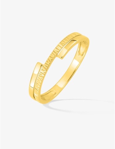 Bague fantaisie en or jaune...