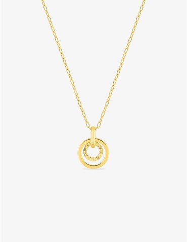 Collier en or jaune 375 ‰,...