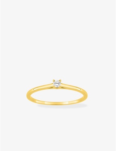 Bague solitaire diamant...
