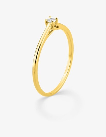 Bague solitaire diamant...