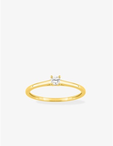 Bague solitaire diamant...