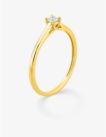 Bague solitaire diamant...