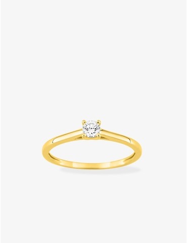 Bague solitaire diamant...