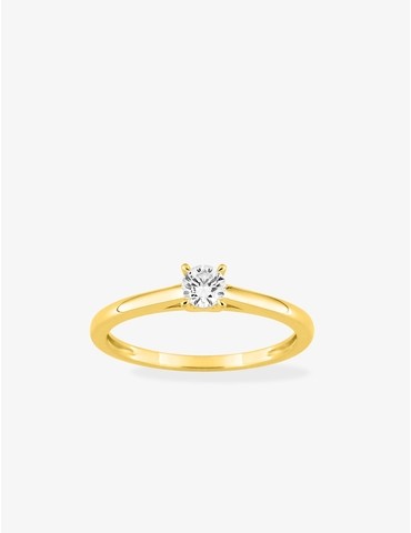 Bague solitaire diamant...