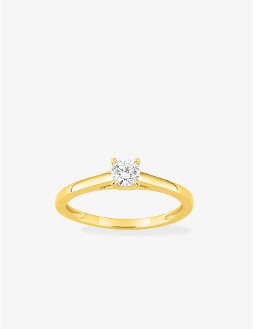 Bague solitaire diamant...