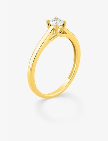 Bague solitaire diamant...