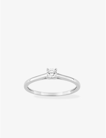 Bague solitaire diamant...