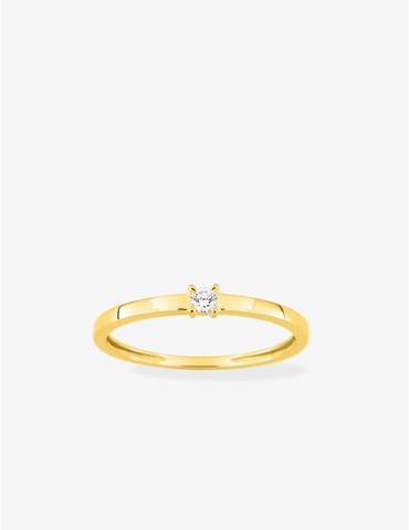 Bague solitaire diamant...