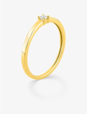 Bague solitaire diamant...
