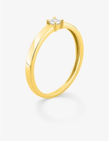 Bague solitaire diamant...