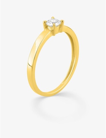 Bague solitaire diamant...