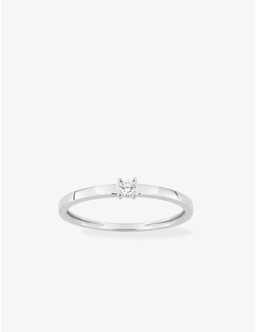 Bague solitaire diamant...
