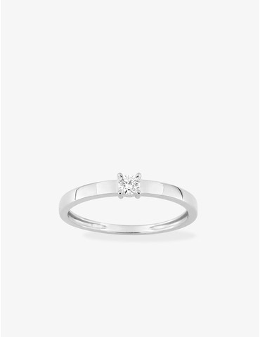 Bague solitaire diamant...