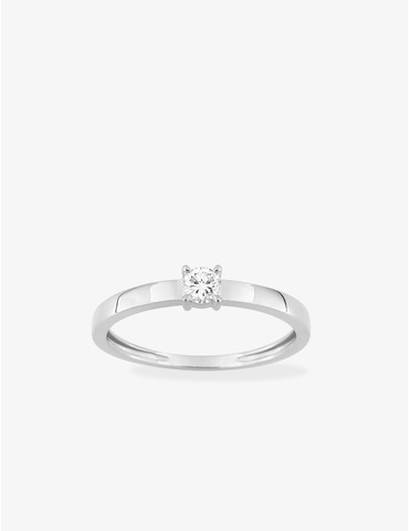 Bague solitaire diamant...