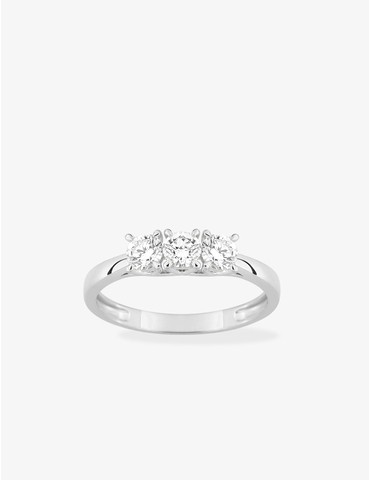 Bague diamants synthétiques...