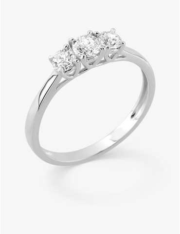 Bague trilogie diamants...