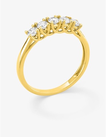 Bague diamants synthétiques...