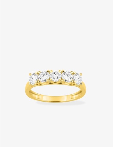 Bague diamants synthétiques...