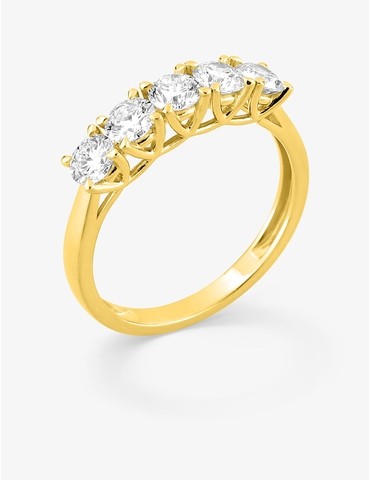 Bague diamants synthétiques...