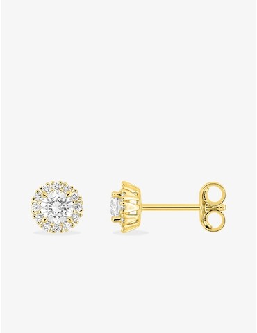 Boucles d'oreilles clou or...