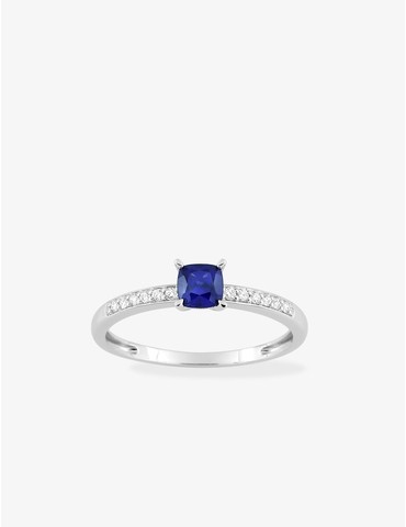 Bague saphir synthétique...