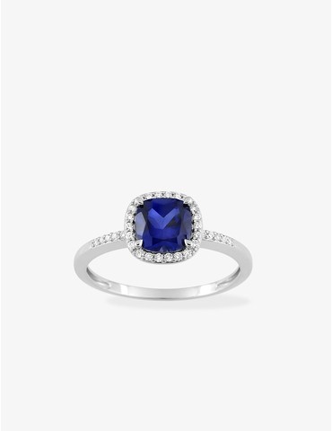 Bague saphir synthétique...