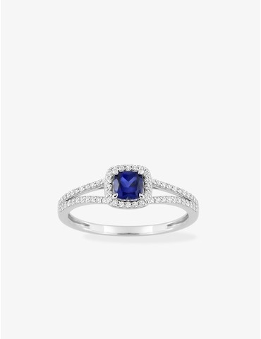 Bague saphir synthétique...