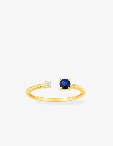 Bague en or jaune 375‰...