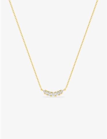 Collier or 375 ‰ jaune avec...
