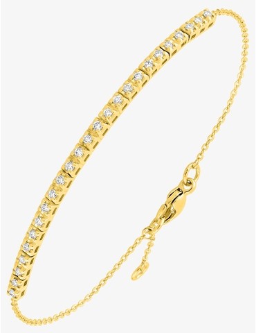 Bracelet or 375 ‰ jaune 25...