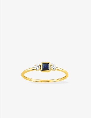 Bague or jaune 375 ‰ avec...