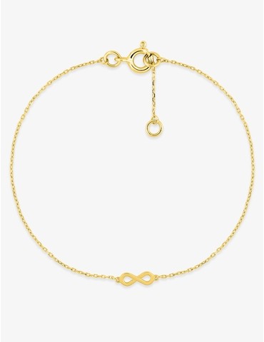 Bracelet infini en or jaune...