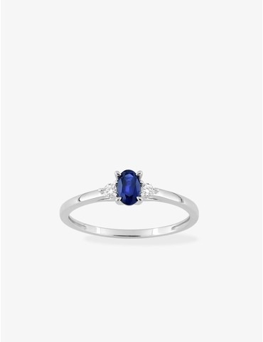 Bague saphir synthétique...