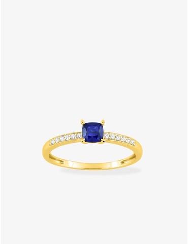 Bague saphir synthétique...