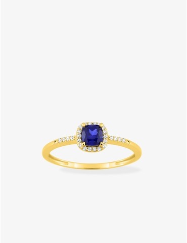 Bague saphir synthétique...
