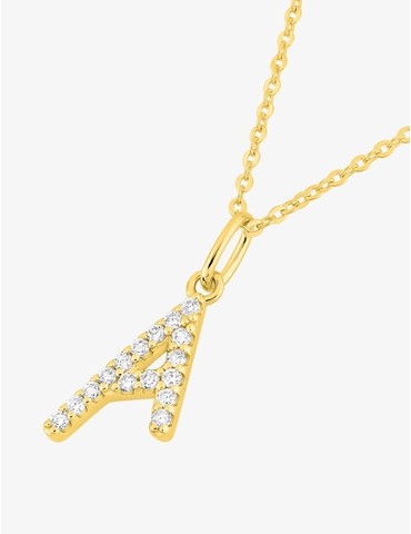 Collier initiale lettre "A"...