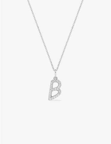 Collier initiale lettre "B"...