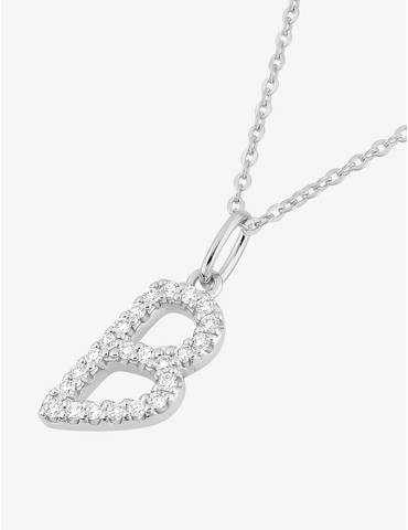 Collier initiale lettre "B"...