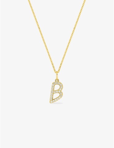 Collier initiale lettre "B"...
