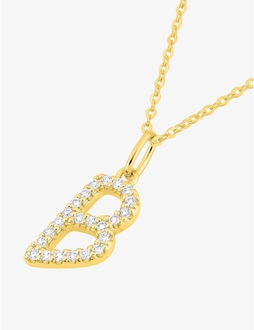 Collier initiale lettre "B"...