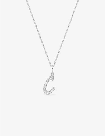 Collier initiale lettre "C"...