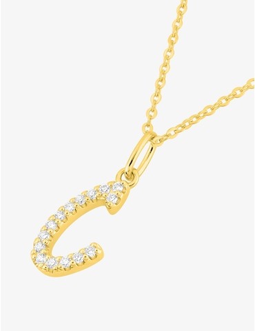 Collier initiale lettre "C"...