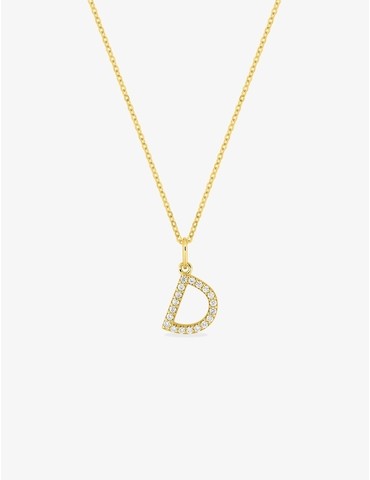 Collier initiale lettre "D"...