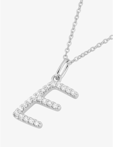 Collier initiale lettre "E"...