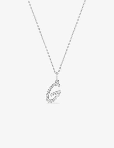 Collier initiale lettre "G"...