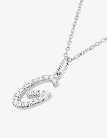 Collier initiale lettre "G"...