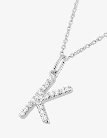 Collier initiale lettre "K"...